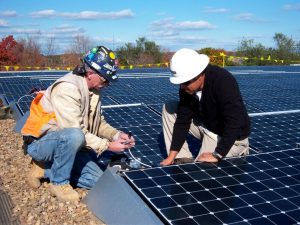 The solar installation at Eastern Mennonite University enabled the university to go solar with no capital expenditure