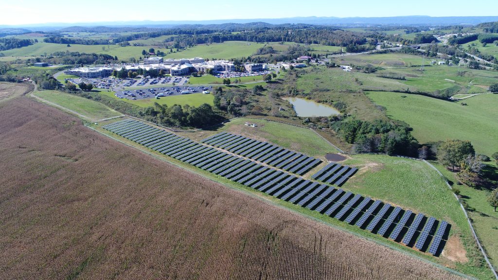 Carilion New River Valley Medical Center Solar Panels