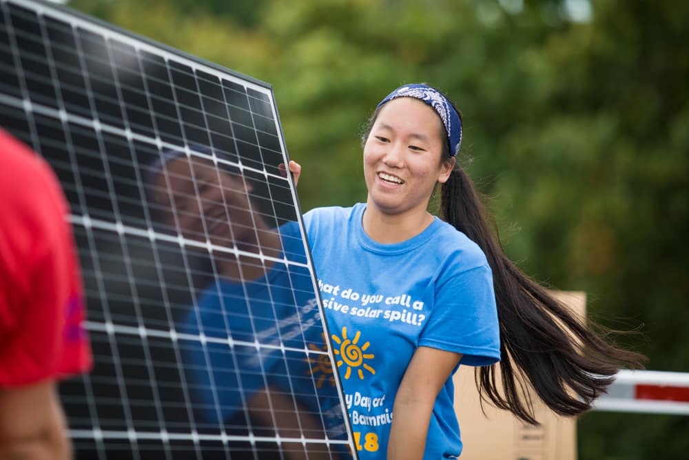 Secure Futures solar school student