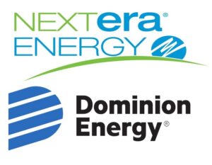 NextEra and Dominion logos
